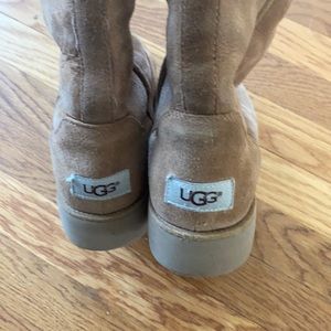 Ugg boots size 7 brown leather